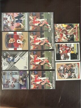 NFL HOF/ALL PRO 49ERS QB STEVE YOUNG PANINI & VINTAGE COLLECTION 22 CARD LOT NM